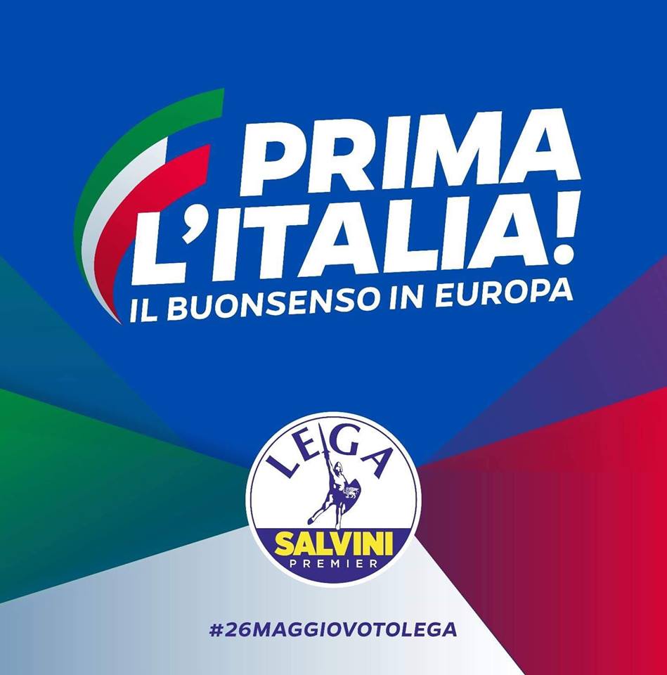 Locandina elettorale Lega