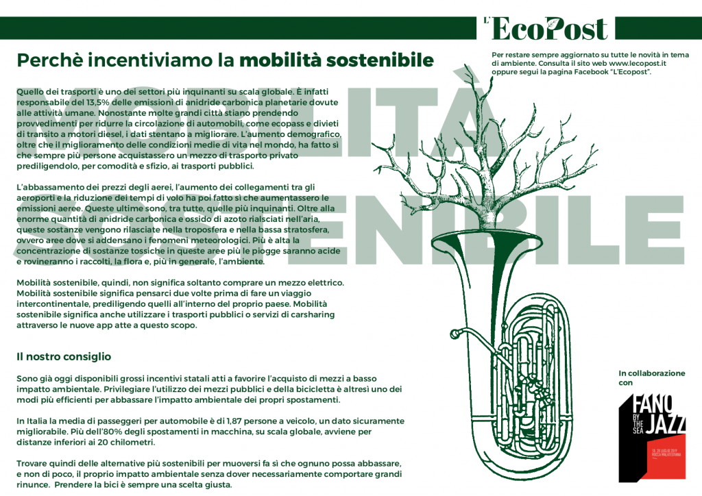 Abstrac L'EcoPost Mobilità Sostenibile